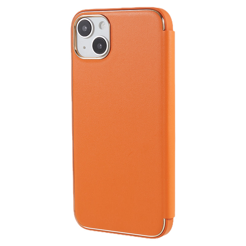Pro iPhone 14 Plus PU kůže PC TPU kryt stojanu na telefon Pouzdro na galvanické pokovování mobilního telefonu Pro iPhone 14 Plus PU kůže PC TPU kryt stojanu na telefon Pouzdro na galvanické pokovování mobilního telefonu